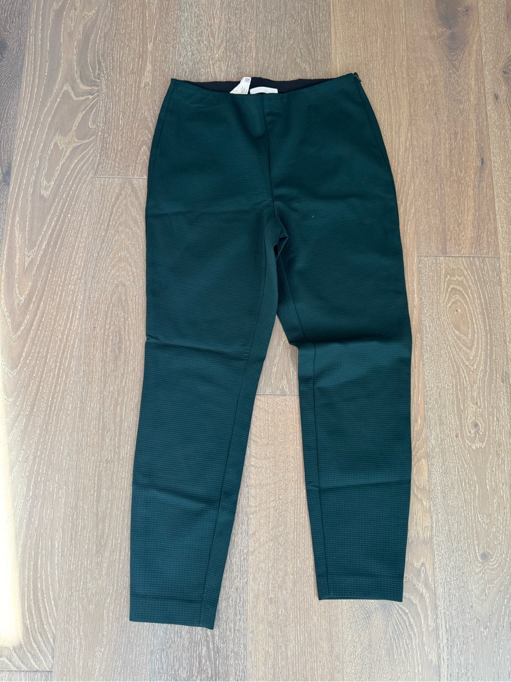 Dark Green Stretch Ponte Pants